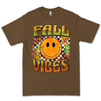 Cacao fall vibes smiley face Premium Tee - BarkalooDesign