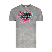 Cloud Rock My god is stronger than Cancer Awareness Vintage Tee - HowdyJamesFarm