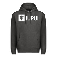 Charcoal Heather IUPUI, Indiana University Premium Hoodie - minhPixels
