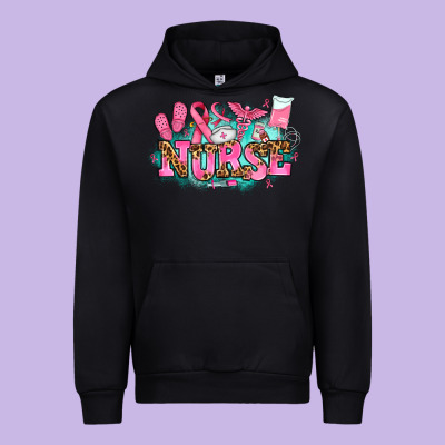 Breast Cancer Nurse Urban Hoodie Designed By Adodesignshop