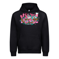 Black breast cancer nurse Urban Hoodie - AdoDesignShop