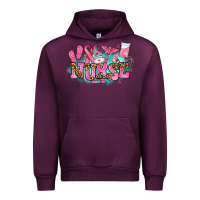 Mauve Wine breast cancer nurse Urban Hoodie - AdoDesignShop