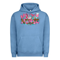 Pigment Pebble Blue breast cancer nurse Urban Hoodie - AdoDesignShop