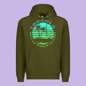Bvi Tortola British Caribbean Island Souvenir Premium Hoodie Designed By Minhpixels