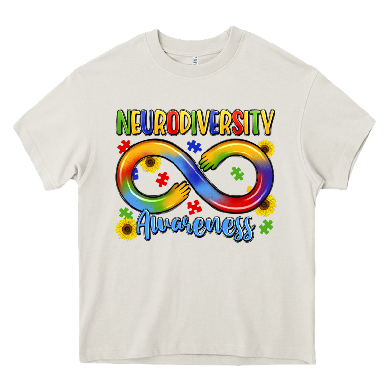 Neurodiversity Awareness Heavy Core Tee by LillyAllenDesigns | Teevron