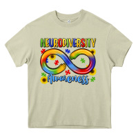 Mossy neurodiversity awareness Heavy Core Tee - LillyAllenDesigns