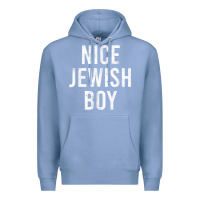 Colony Blue hanukkah nice jewish boy cool chanukah festival jewish gift t shirt Premium Hoodie - minhPixels