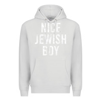 Dove Grey hanukkah nice jewish boy cool chanukah festival jewish gift t shirt Premium Hoodie - minhPixels