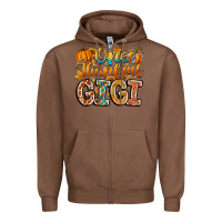 Chestnut one thankful gigi Zipper Hoodie - CowhideDigitalArt