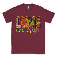 Burgundy Mardi Gras love crawfish Classic Tee - NancyCooperArtShop