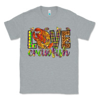 Heather Grey Mardi Gras love crawfish Classic Tee - NancyCooperArtShop