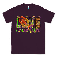Plum Mardi Gras love crawfish Classic Tee - NancyCooperArtShop