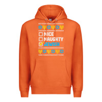 Carrot nice naughty jewish ugly hanukkah sweater chanukah jew gift premium t Premium Hoodie - minhPixels