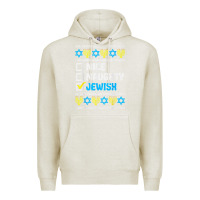 Oatmeal Heather nice naughty jewish ugly hanukkah sweater chanukah jew gift premium t Premium Hoodie - minhPixels