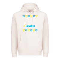 Pale Pink nice naughty jewish ugly hanukkah sweater chanukah jew gift premium t Premium Hoodie - minhPixels