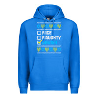True Royal nice naughty jewish ugly hanukkah sweater chanukah jew gift premium t Premium Hoodie - minhPixels