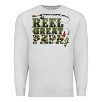 Dove Grey reel great papa Premium Sweatshirt - Artiststas