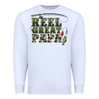 White reel great papa Premium Sweatshirt - Artiststas