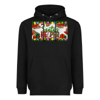 Black Christmas Santa's Helper Heavyweight Hoodie - Artiststas