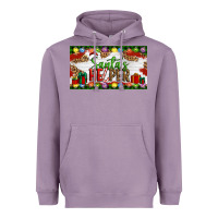Lavender Christmas Santa's Helper Heavyweight Hoodie - Artiststas