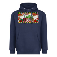 Navy Christmas Santa's Helper Heavyweight Hoodie - Artiststas