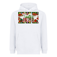 White Christmas Santa's Helper Heavyweight Hoodie - Artiststas