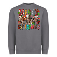 Storm Merry christmas pigs Heavyweight Sweatshirt - FaDigitalArtStudio
