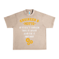 French Oak engineer engineering mechanical profession electrical gift Urban Heavy Tee - minhPixels