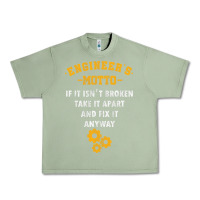 Oil Green engineer engineering mechanical profession electrical gift Urban Heavy Tee - minhPixels