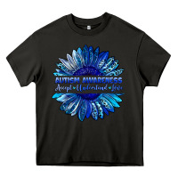 Asphalt autism awareness accept understand love blue Heavy Core Tee - LillyAllenDesigns