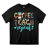 Black coffee teach repeat Heavy Core Tee - JahusDesignShop