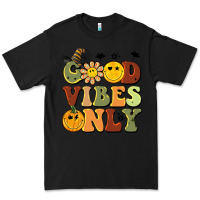 Black halloween good vibes only Premium Tee - BarkalooDesign