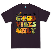 Plum halloween good vibes only Premium Tee - BarkalooDesign