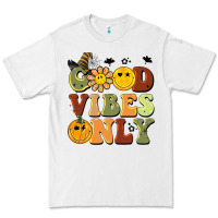 White halloween good vibes only Premium Tee - BarkalooDesign