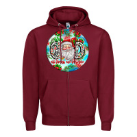 Burgundy With god all things are possible Zipper Hoodie - CowhideDigitalArt