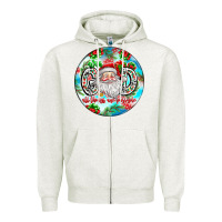 Oatmeal Heather With god all things are possible Zipper Hoodie - CowhideDigitalArt