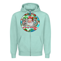 Seafoam With god all things are possible Zipper Hoodie - CowhideDigitalArt