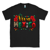 Black Viva Mexico Cinco De Mayo Classic Tee - texasbilliewilder