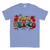 Colony Blue Viva Mexico Cinco De Mayo Classic Tee - texasbilliewilder