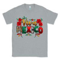 Heather Grey Viva Mexico Cinco De Mayo Classic Tee - texasbilliewilder