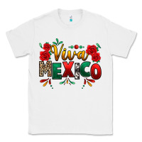 White Viva Mexico Cinco De Mayo Classic Tee - texasbilliewilder