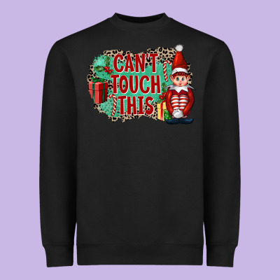 Christmas Can't Touch This Elf Heavyweight Sweatshirt Designed By Fadigitalartstudio