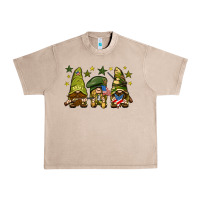 French Oak Army Gnomes 4th of july Urban Heavy Tee - HowdyJamesFarm