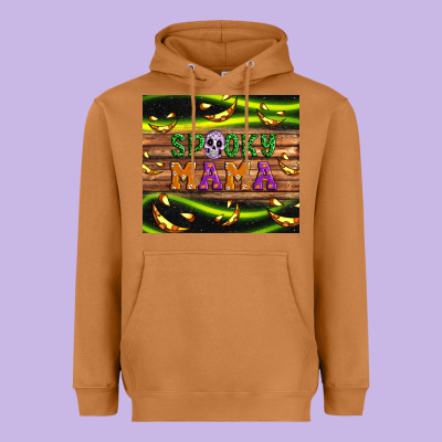 Spooky Mama Heavyweight Hoodie Designed By Artiststas