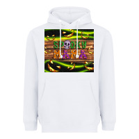 White Spooky mama Heavyweight Hoodie - Artiststas