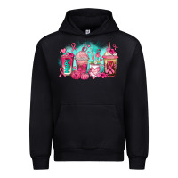 Breast Cancer  Coffee Cups Urban Hoodie | Teevron
