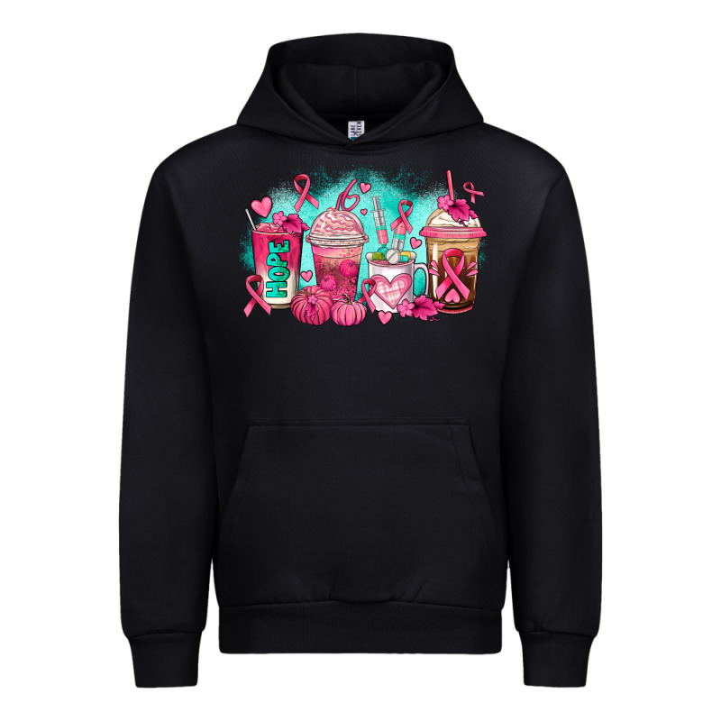 Breast Cancer  Coffee Cups Urban Hoodie by AdoDesignShop | Teevron