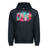 Navy breast cancer  coffee cups Urban Hoodie - AdoDesignShop
