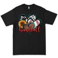 Black baseball hearts Premium Tee - Jasminsmagicworld