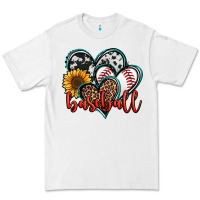 White baseball hearts Premium Tee - Jasminsmagicworld